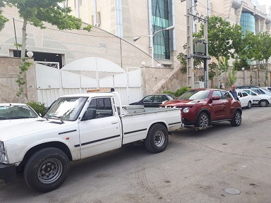 جرثقیل یدک کش جاده قم و تهران